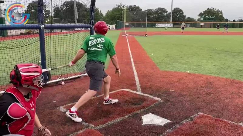 Rep. Mo Brooks, R-AL, hits the field for Alabama in the Congressional Baseball Game