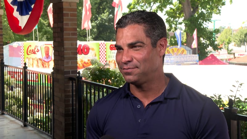 Miami mayor Francis Suarez at the Iowa State Fair.