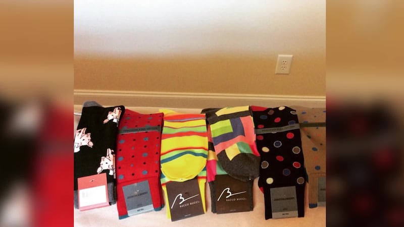 Senator Scott (R-SC) says his socks help break from the classic black, blue, and grey colors...